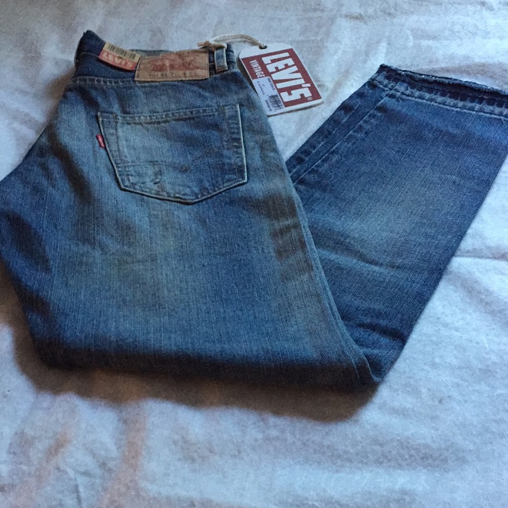 Levi’s Vintage Clothing distressed ripped …